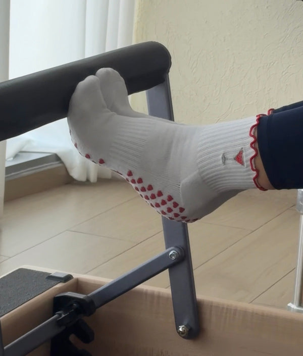 Cherry on top crew grip socks