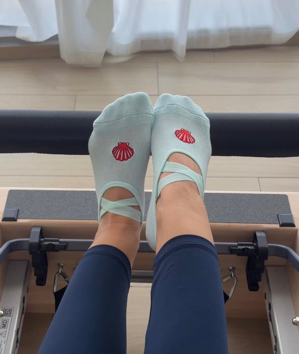 Seashell boat grip socks