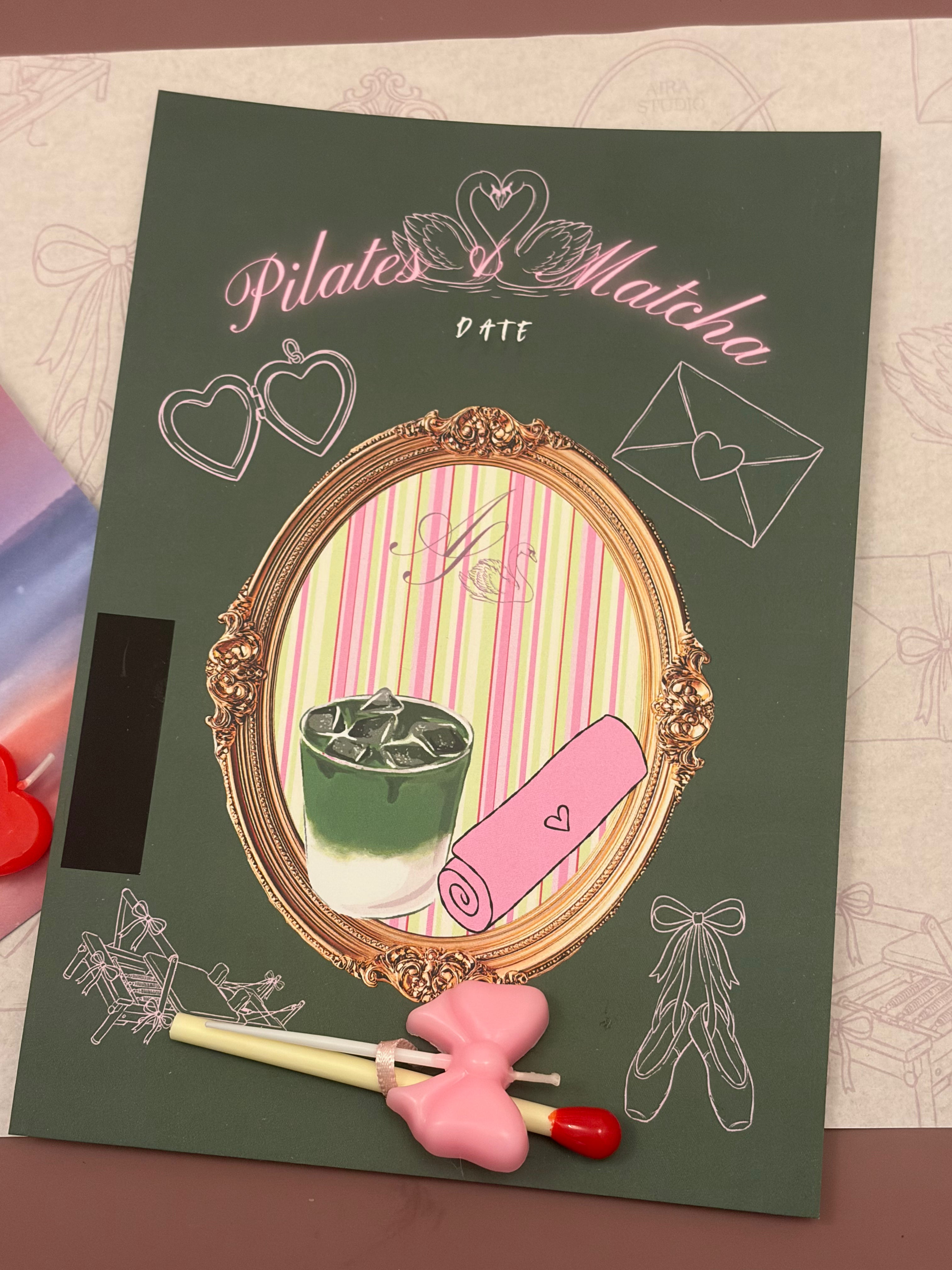 Celebration card - Pilates & Matcha Date