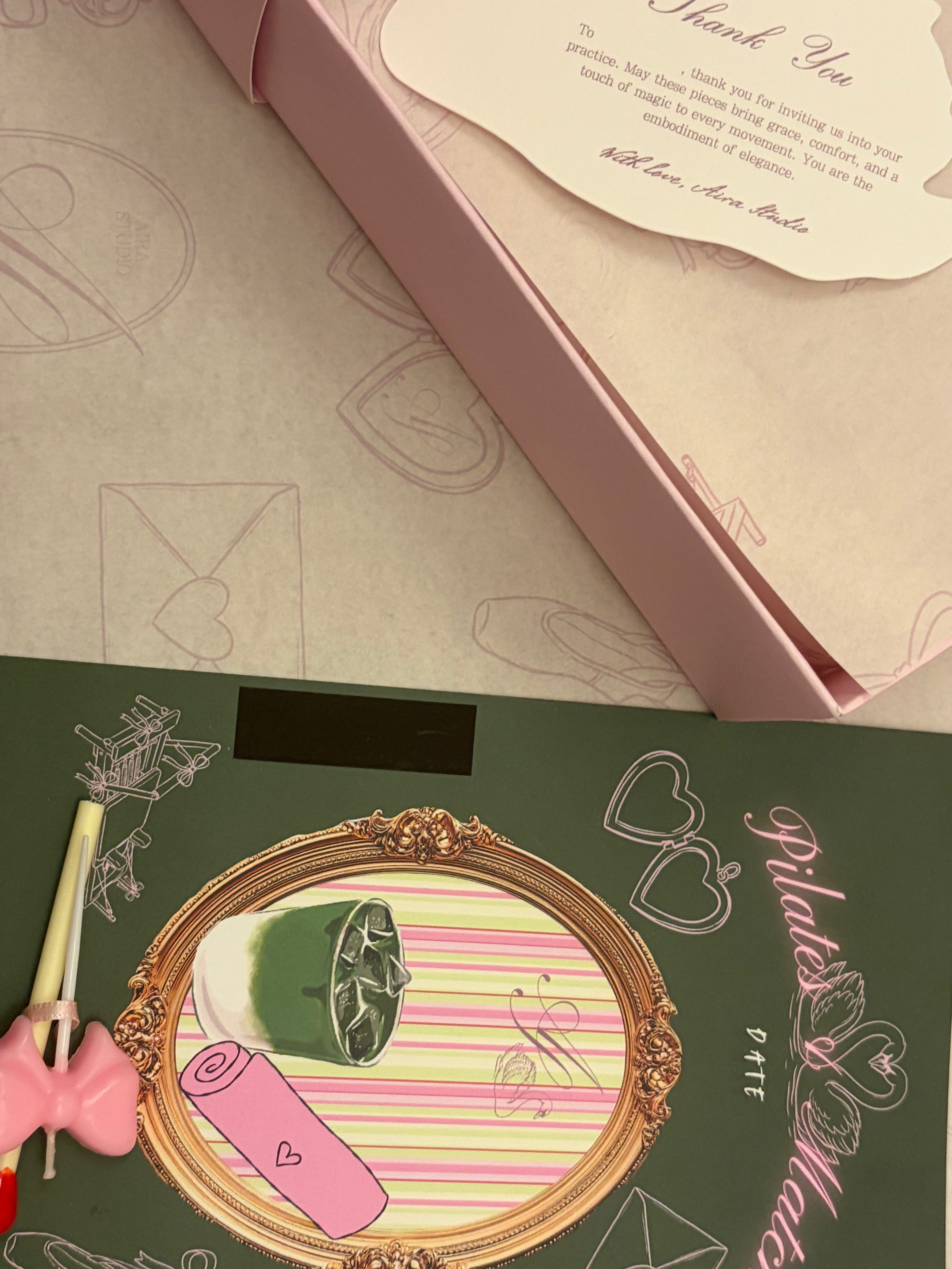 Celebration card - Pilates & Matcha Date