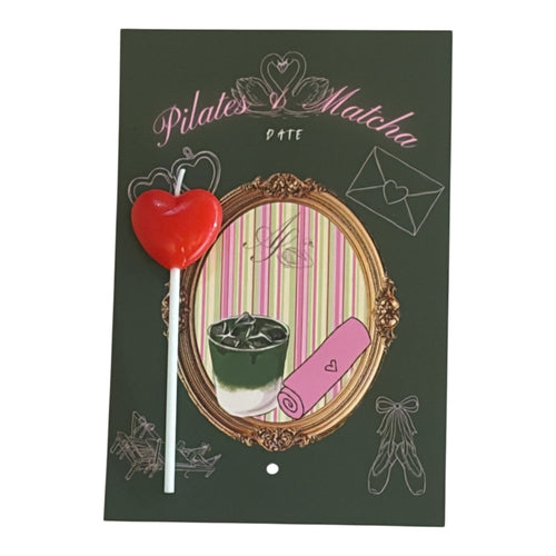 Celebration card - Matcha & Pilates Date