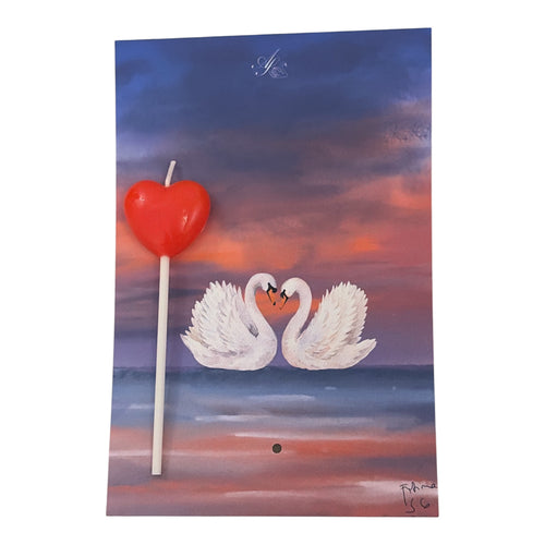 Celebration card - Swan Lake