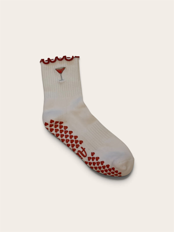 Cherry on top crew grip socks