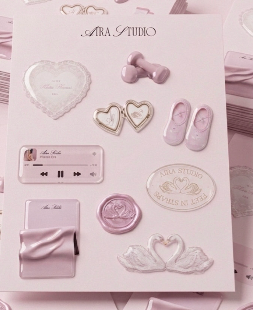 Pilates Princess - Sticker sheet