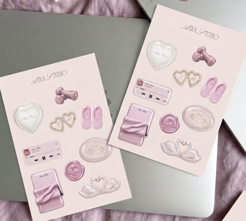 Pilates Princess - Sticker sheet